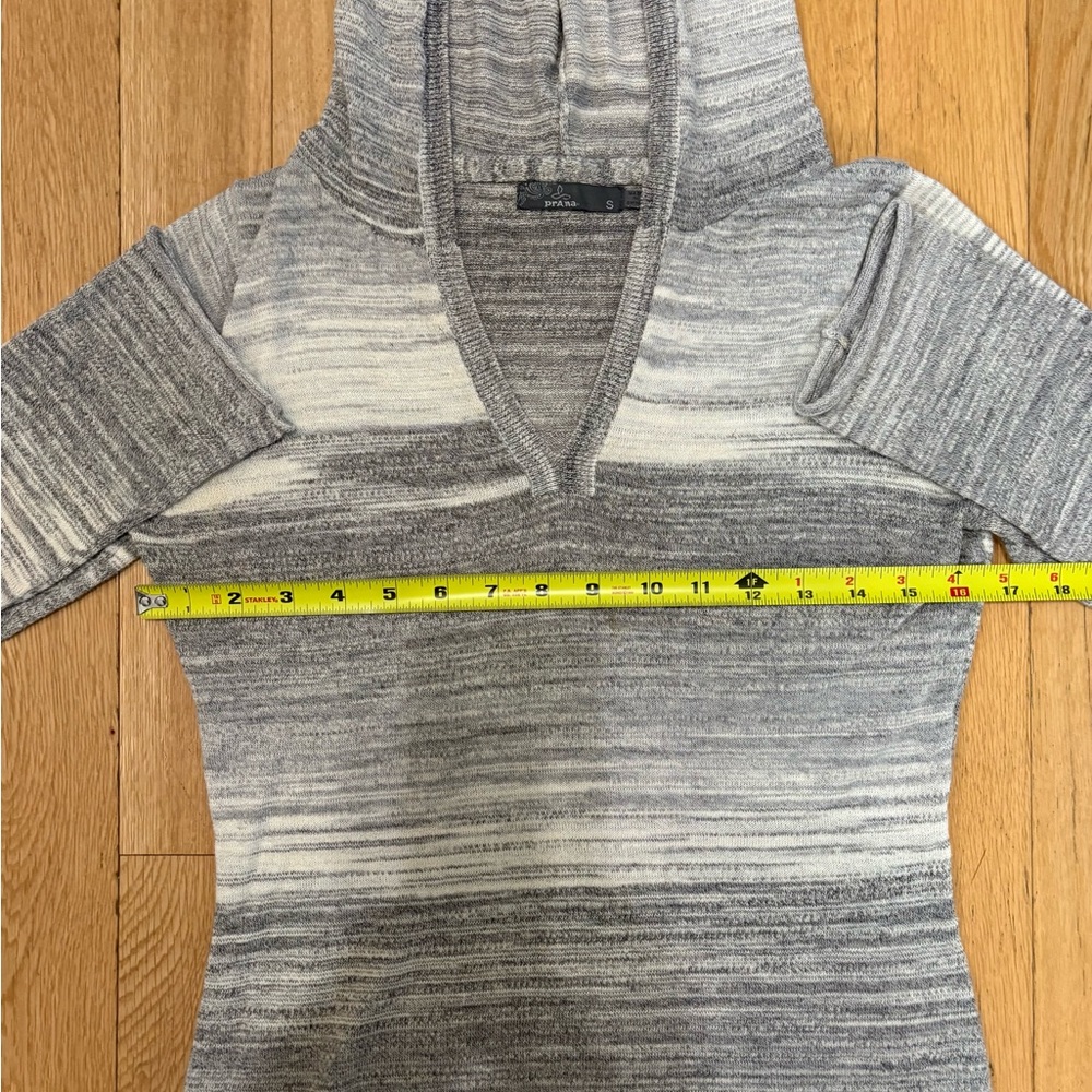 prAna Gemma Space Dye Hooded Sweater - Lightweight Ombré Pullover - Size S - Picture 8 of 8